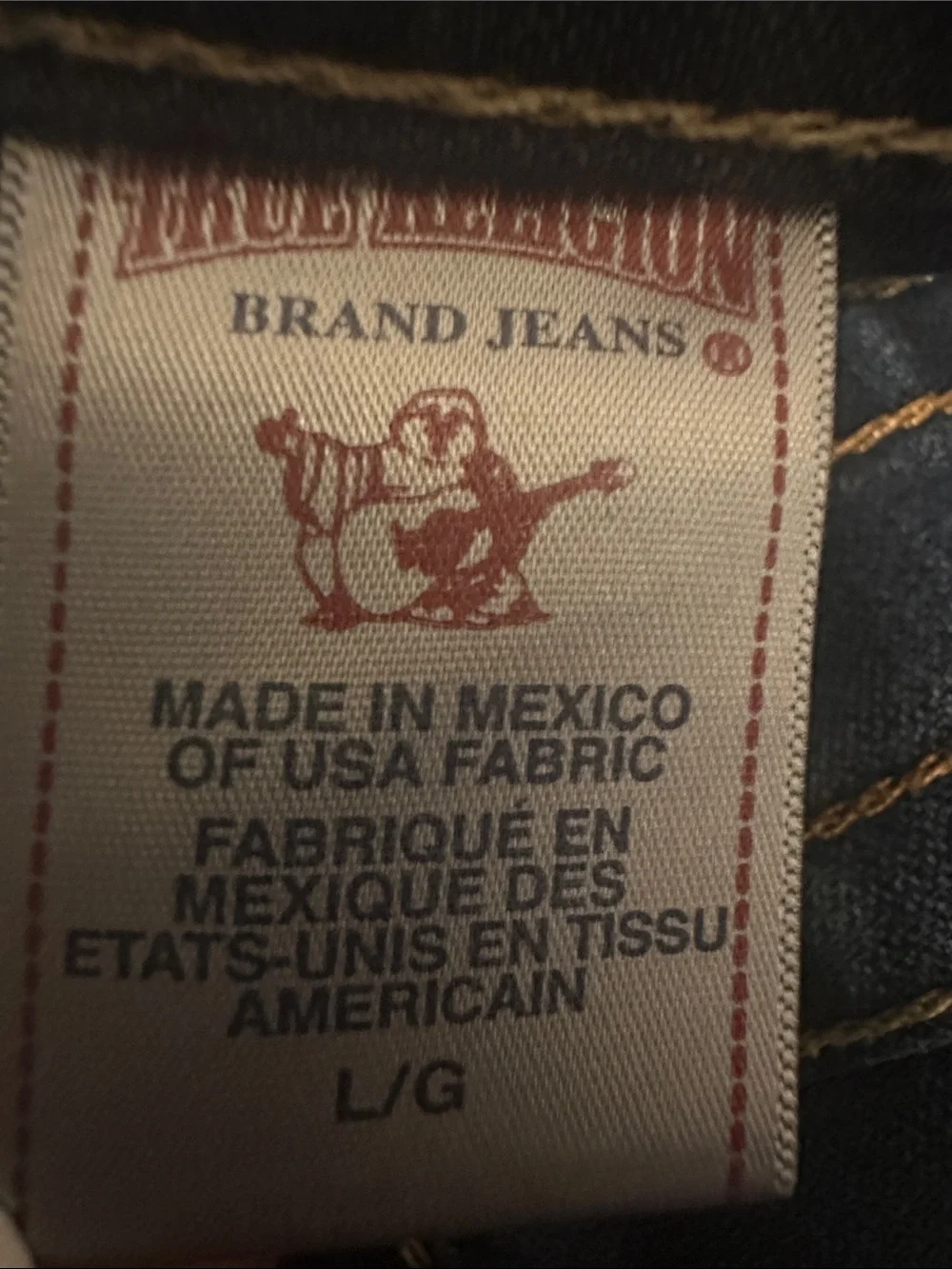 True Religion Kids Indigo Denim Jacket - Size L